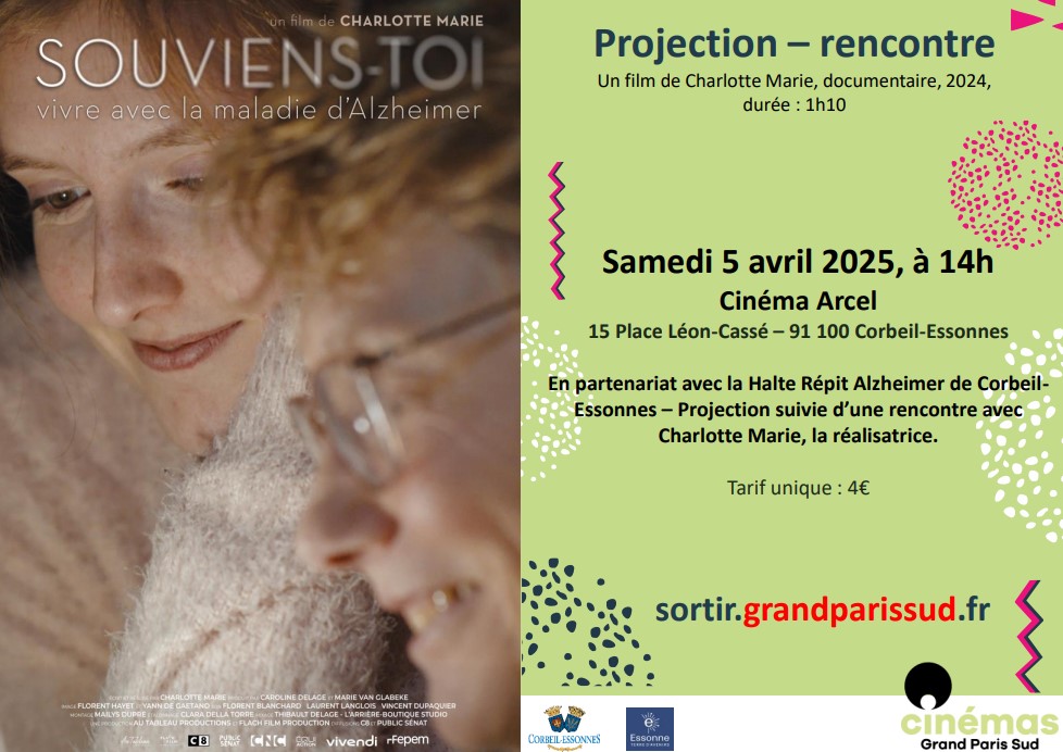 2025.04.05 projection du documentaire souviens toi sur maladie alzheimer cinema arcel